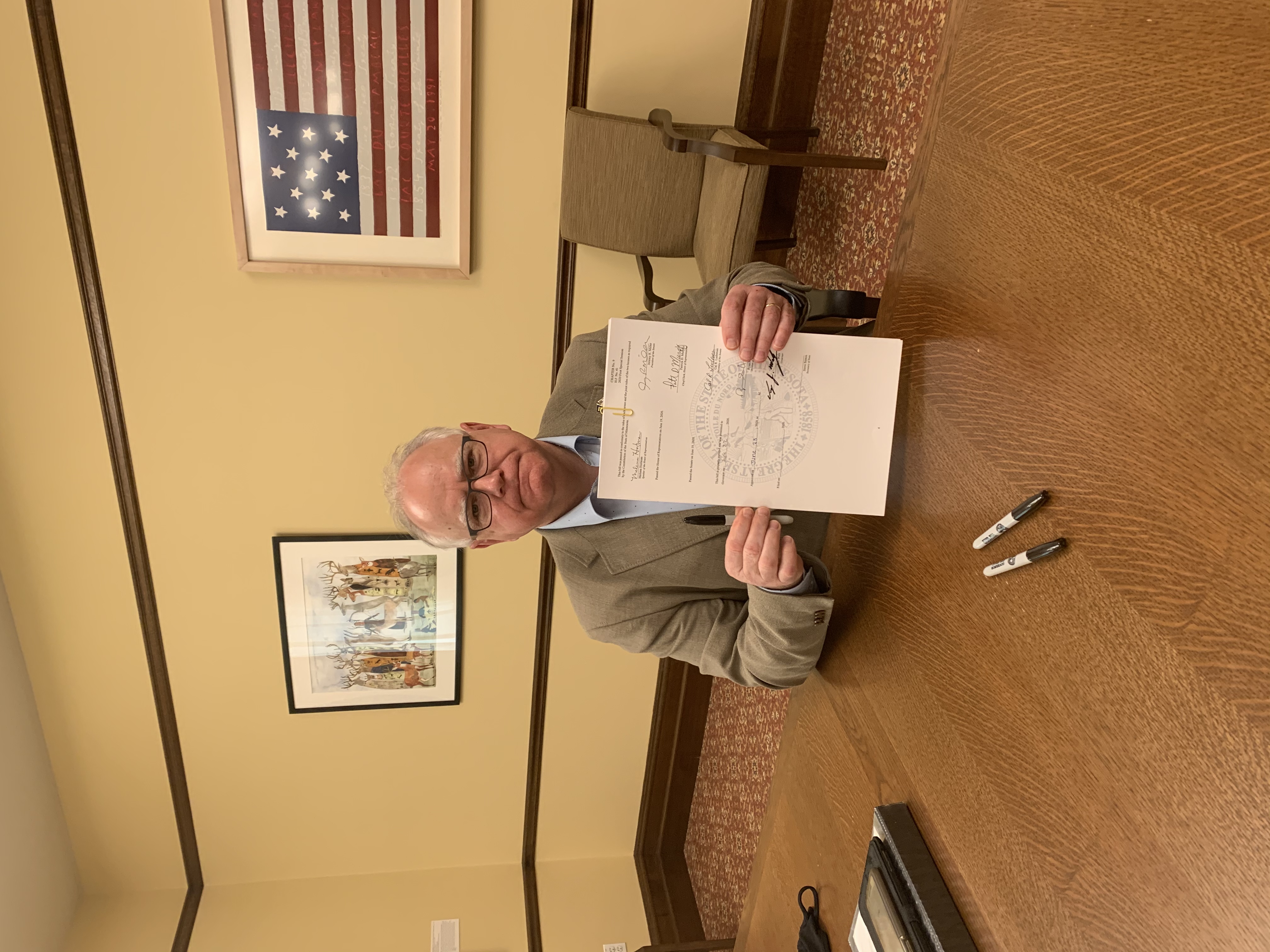Feature image for Governor Walz Signs Six Bills into Law 