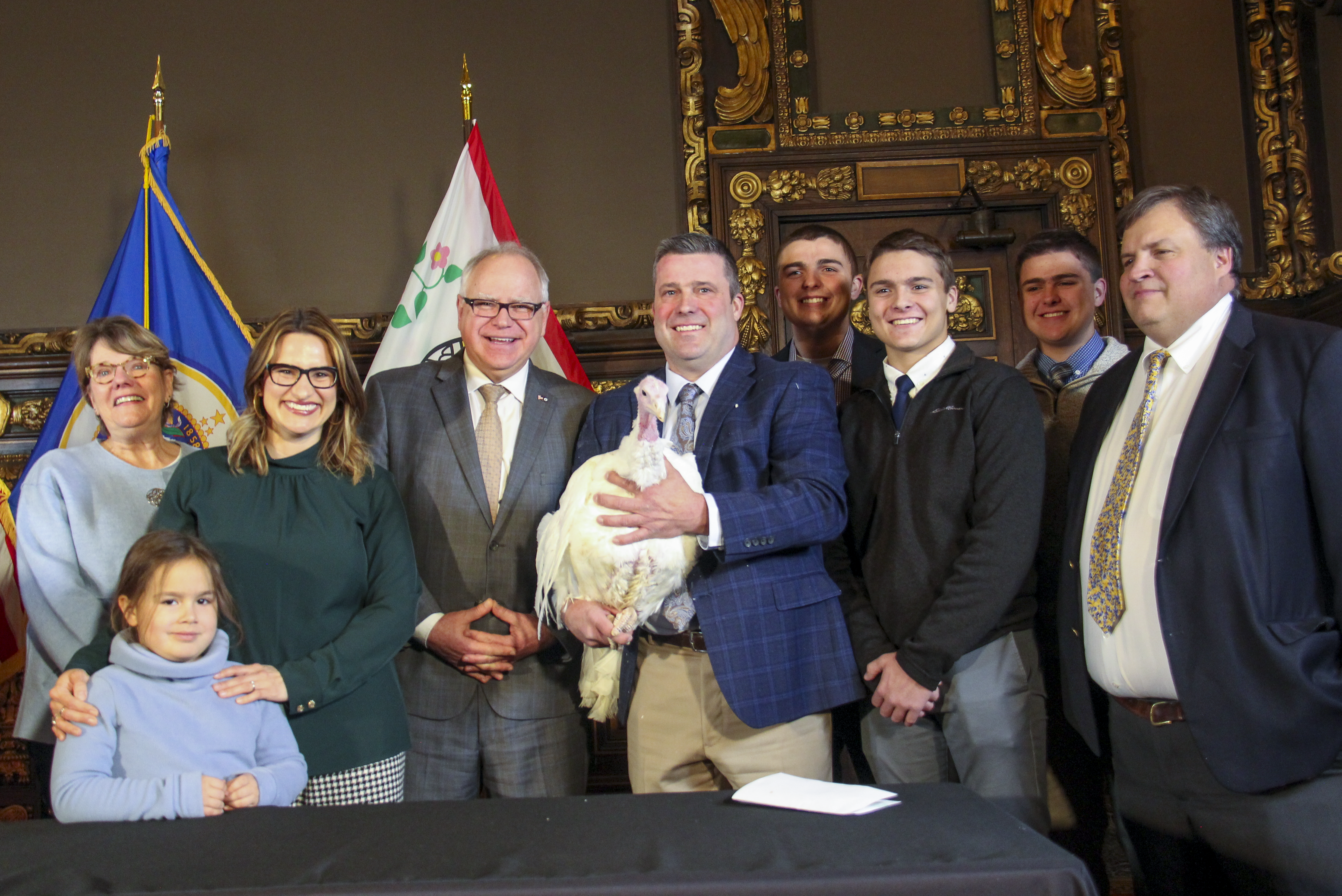 Feature image for Governor Walz, Lt. Governor Flanagan Kick Off Thanksgiving by Highlighting Minnesota Turkey Growers